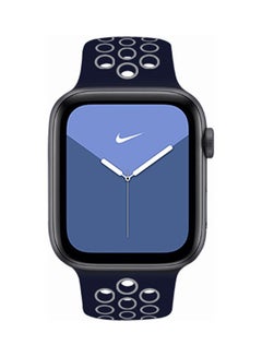 Silicone Apple Watch Band-For Apple Watch Midnight Blue-White