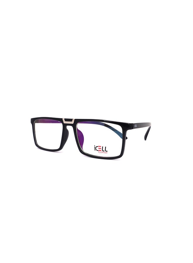 iCELL unisex Half-Rimmed Rectangular Frame - Lens Size: 54mm - Image 1