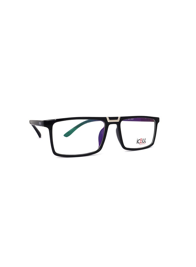 iCELL unisex Half-Rimmed Rectangular Frame - Lens Size: 54mm - Image 3