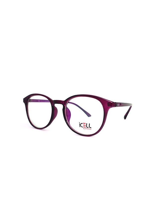 iCELL unisex Full-Rimmed Round Frame - Lens Size: 49mm - Image 1