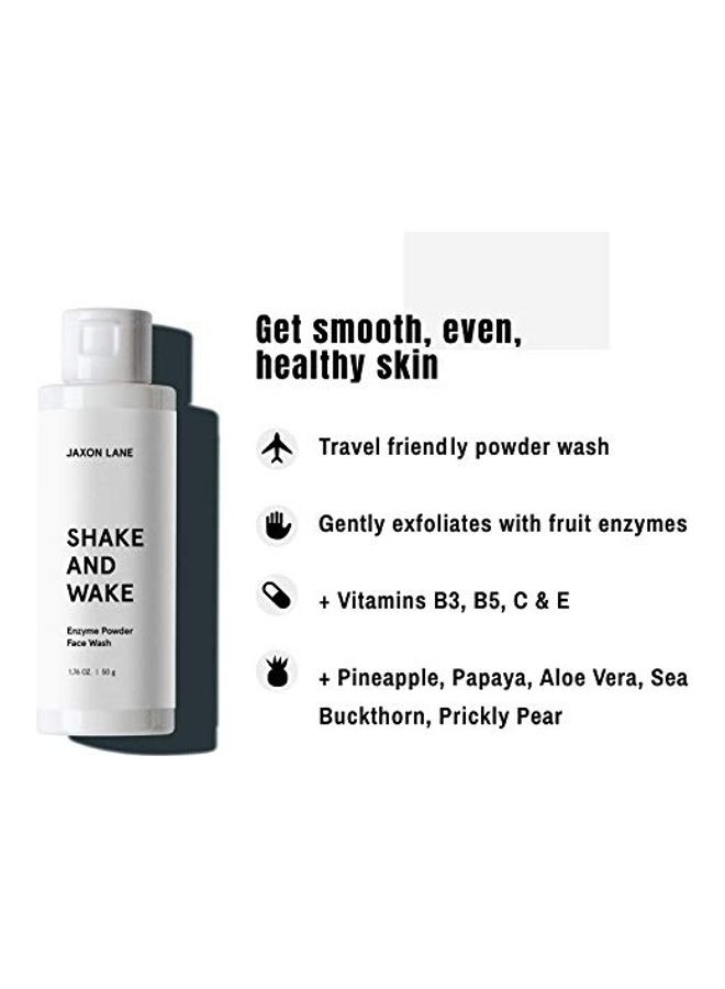 JAXON LANE Shake And Wake Enzyme Powder Face Wash White - Image 4
