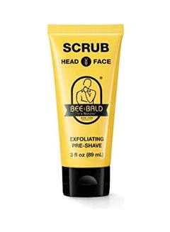 Bee Bald Exfoliating Pre-Shave Scrub Clear  - Image 1