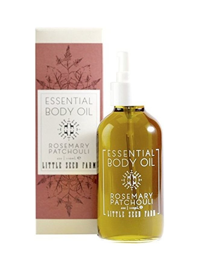 Little Seed Farm Rosemary Patchouli Essential Body Oil Clear - Image 1