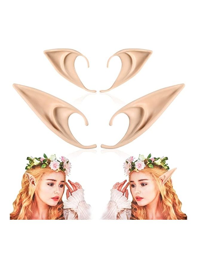 ألفا لايف زوجان من آذان مصاصي الدماء الخيالية بتصميم "إلفن" (متوسط وطويل) . 12.5x4，10x4سم - Image 1