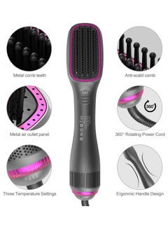 Arabest Professional Steam And Infrared Hair Dryer Grey 12.5x2.3inch  - Image 3