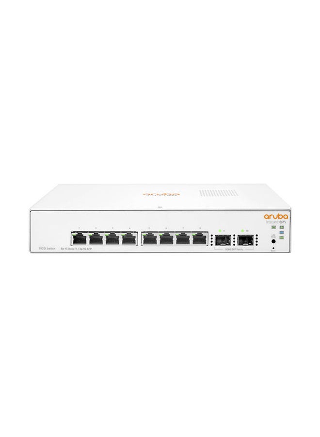 Aruba Instant On 1930 8G 2SFP Switch White  - Image 1