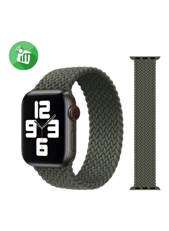 ROCKROSE Braided Solo Apple Watch Band-For Apple Watch Green  - Image 2