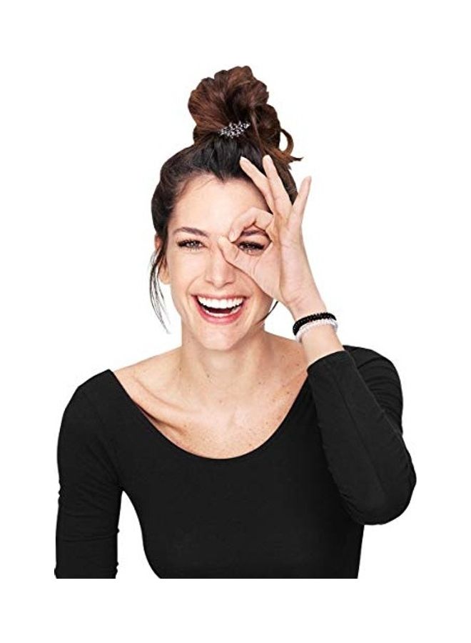 إنفيزيبوبل مجموعة ربطات للشعر بتصميم حلزوني رفيع بلا أثر من 3 قطع شفاف 0.748x1.7x1.37بوصة - Image 3