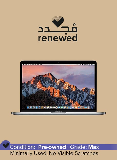 Renewed - Macbook Pro A1708 (2016) Laptop With 13.3-Inch Display,Intel Core i5 Processor/6th Gen/8GB RAM/256GB SSD/1.5GB Intel Iris Graphics English Silver