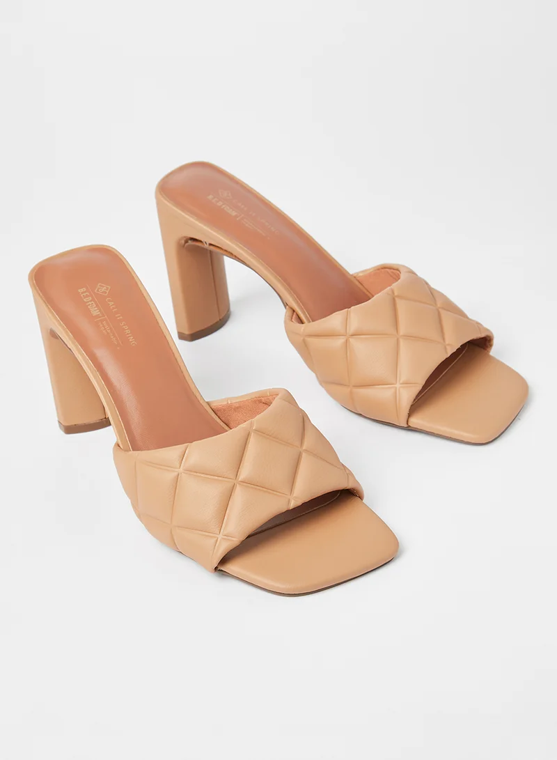 CALL IT SPRING Annalie Quilted Sandals