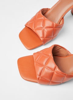 Annalie Quilted Sandals Dark Orange - v1630322650/N49696898V_4