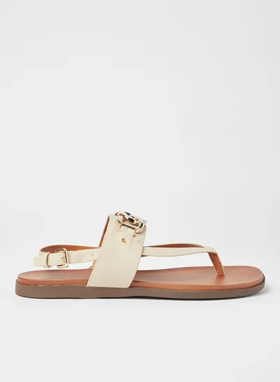 CALL IT SPRING Topaz Flat Sandals Beige