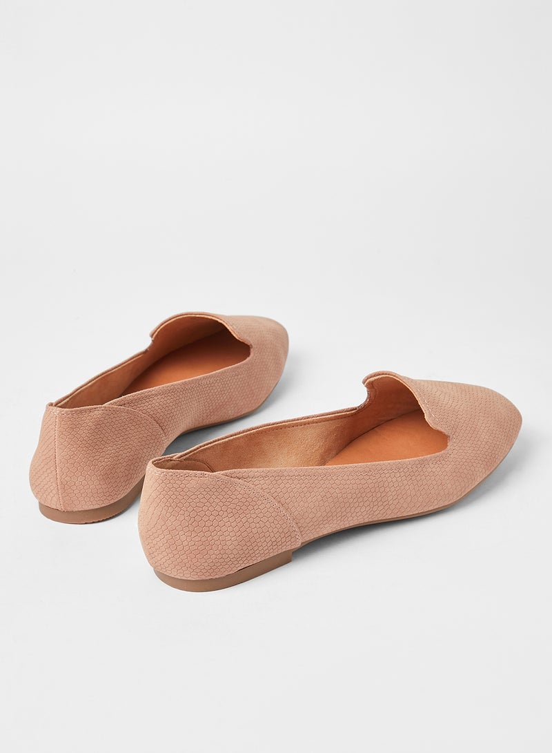 CALL IT SPRING Sofi Snakeskin Loafers Pink  - Image 3