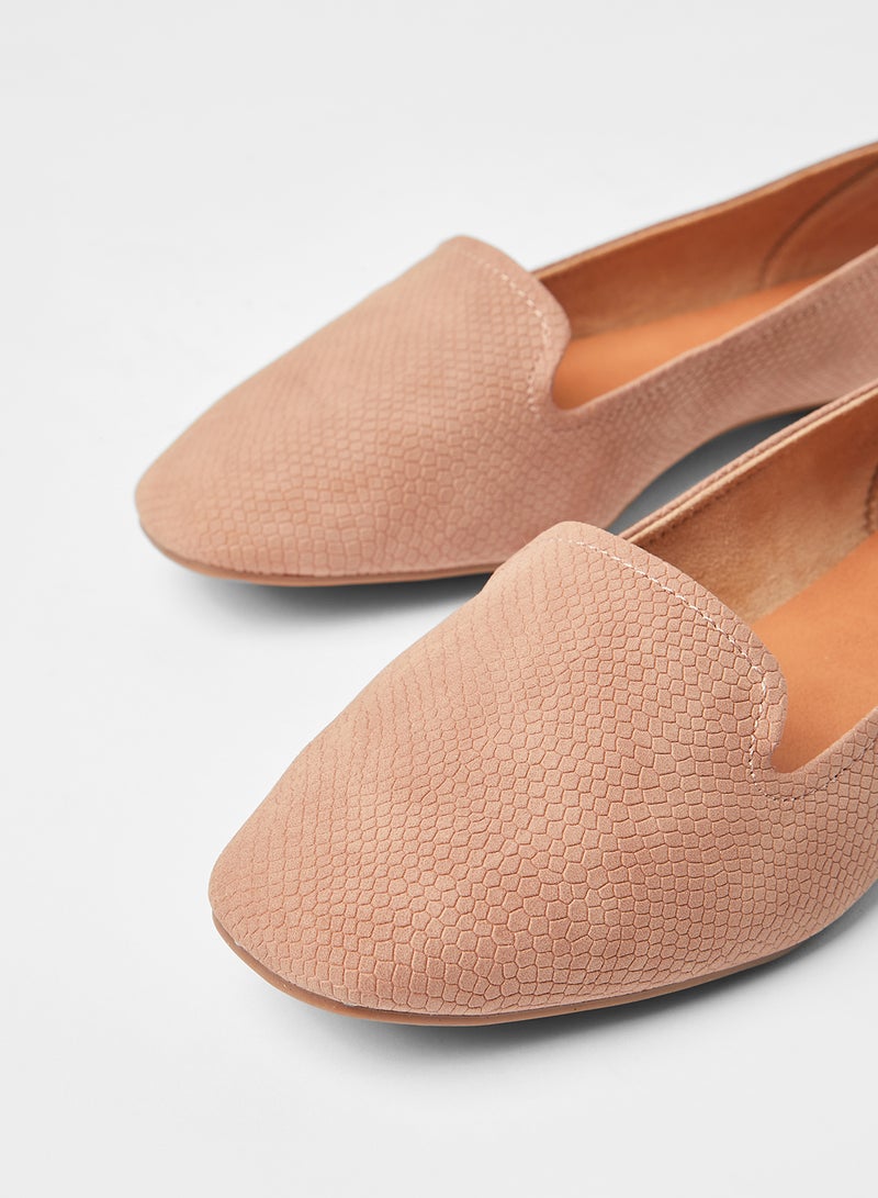 CALL IT SPRING Sofi Snakeskin Loafers Pink  - Image 4