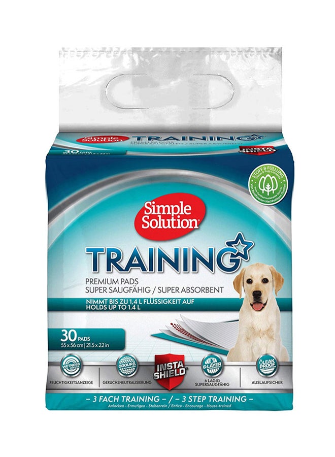 Simple Solution Premium Pet Training Pads Pack Of 30 Multicolour