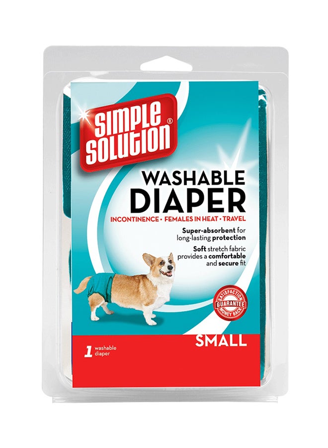 سيمبل سوليوشن حفاضات للحيوانات الأليفة قابلة للغسل. متعدد الألوان Small