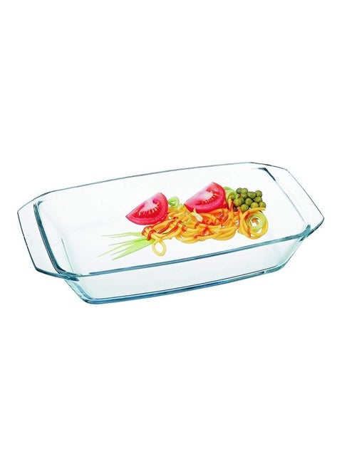 Rectangular Roaster Clear 32 x 18 x 6cm