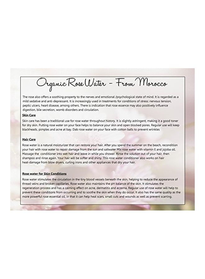 Sweet Essentials Premium Organic Moroccan Rose Water Clear - Image 3
