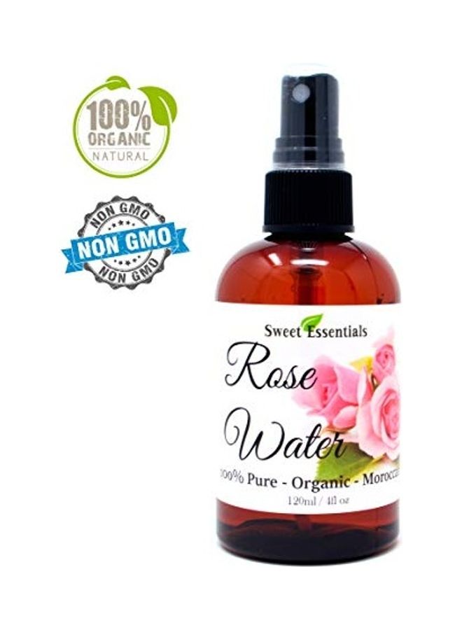 Sweet Essentials Premium Organic Moroccan Rose Water Clear - Image 1