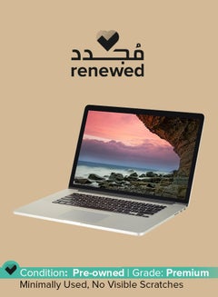Renewed - Macbook Pro A1707 (2016) Laptop With 15.4-Inch Display, Intel Core i7 Processor/6th Gen/16GB RAM/256GB SSD/2GB AMD Radeon Pro Graphics Silver
