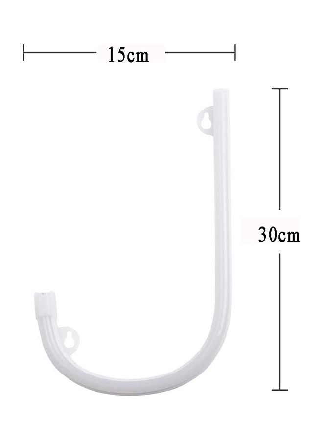سلة مصباح نيون فليكس بإضاءة LED على شكل حرف J 30x15سم - Image 2