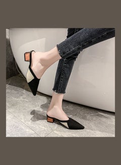 Generic Stylish Heeled Mules Black  - Image 5
