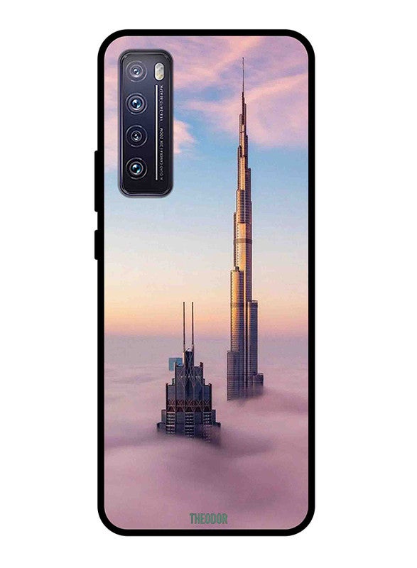 Theodor Burj Khalifa In Clouds Design Protective Case Cover For Huawei Nova 7 Multicolour - Image 1
