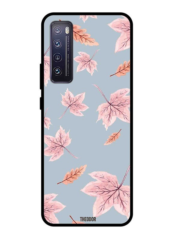 Theodor Protective Case Cover For Huawei Nova 7 Autum Leaves Multicolour - Image 1