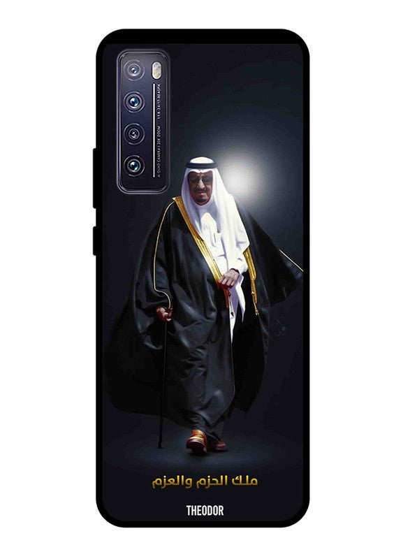 Theodor Protective Case Cover For Huawei Nova 7  King Salman printed Multicolour - Image 1