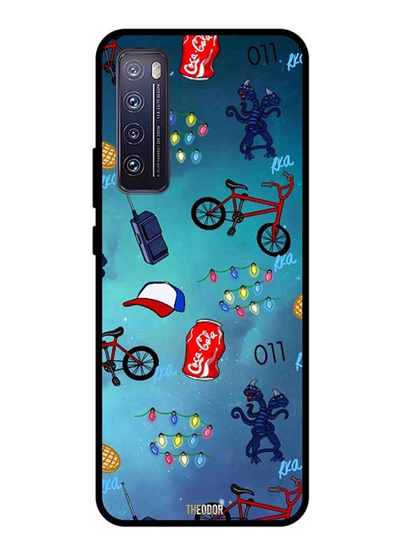 Theodor Protective Case Cover For Huawei Nova 7  Stranger Things Multicolour - Image 1