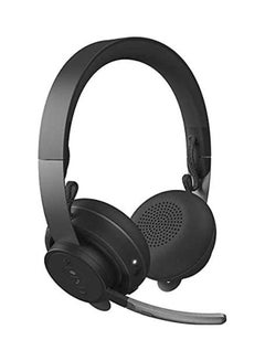 Logitech Zone Wireless Graphite Headphone, Omni-Directional Dual MEMS Mic Array, Up to 30m Wireless Range, Bluetooth 5.0, 30-13KHz 10dB Frequency Response, Black | 981-000854 Graphite  - Image 1