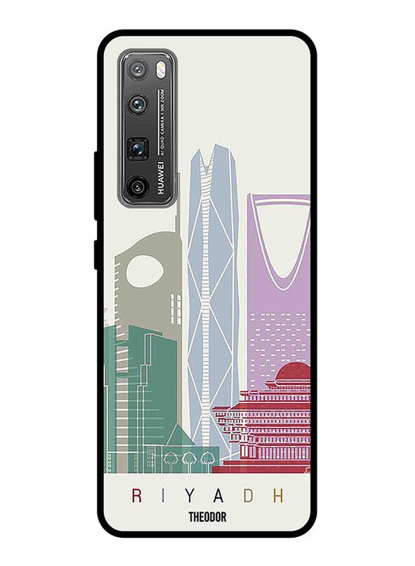Theodor Riyadh Skyline Printed Protective Case Cover For Huawei Nova 7 Pro Multicolour - Image 1