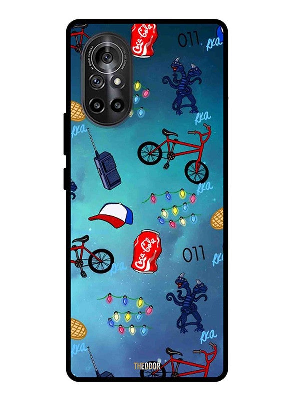 ثيودور غطاء حماية واق مُخصص لهاتف هواوي نوفا 8 بتصميم من مسلسل "Stranger Things" متعدد الألوان - Image 1