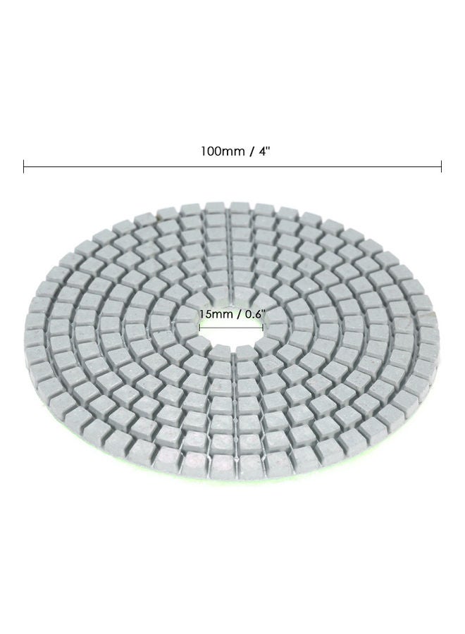 Generic 12-Piece 4-inch Diamond Wet Polishing Pads Multicolour 10.00 X 7.80 X 10.00cm  - Image 5