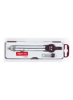 Aristo College Rapid Adjustment Compass Red/Silver  - Image 2