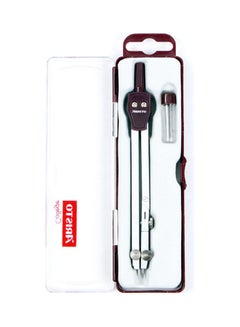 Aristo College Rapid Adjustment Compass Red/Silver  - Image 3