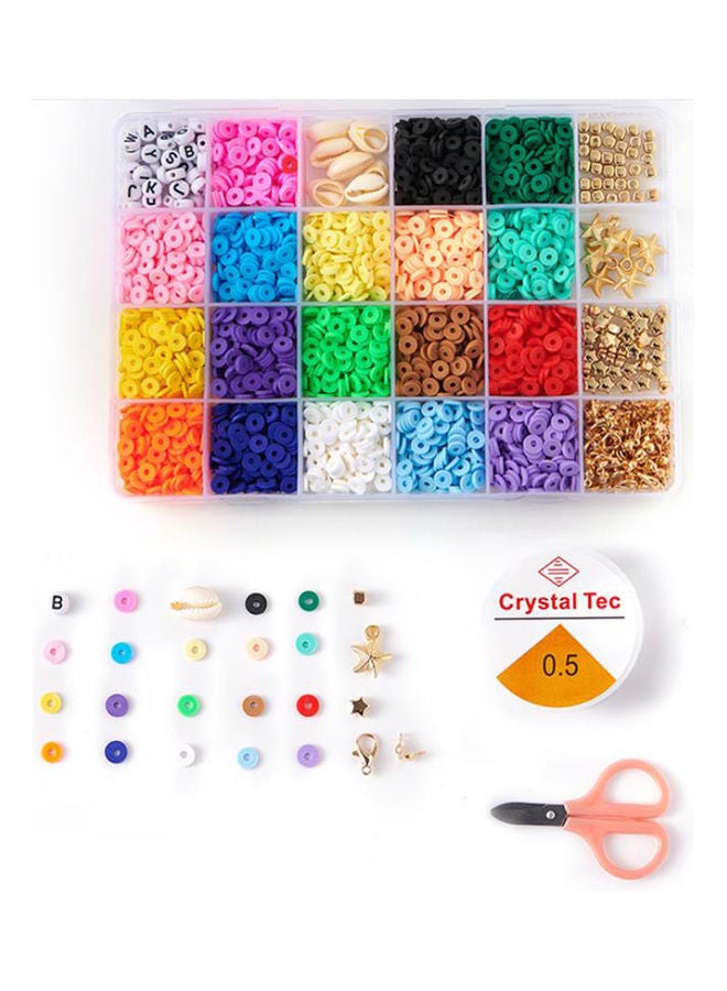 4080-Pieces Set of Colourful Bracelet Bead With Accessories 19.6x13.2x2.3cm - v1630329723/N50565650A_1