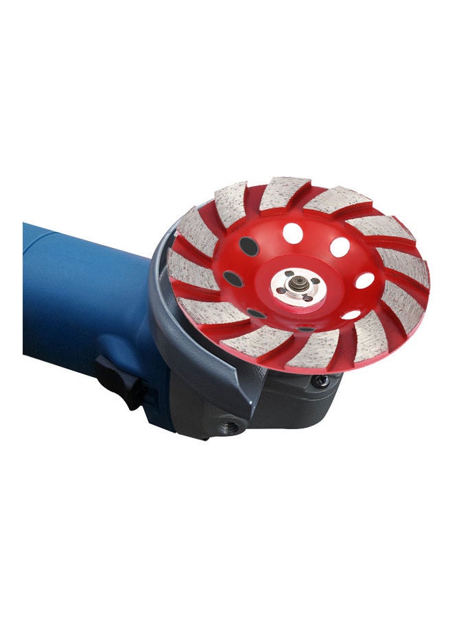 16mm Aperture Diamond Segment Grinding Wheel Disc Red 11.00 X 2.00 X 10.00cm  - Image 2