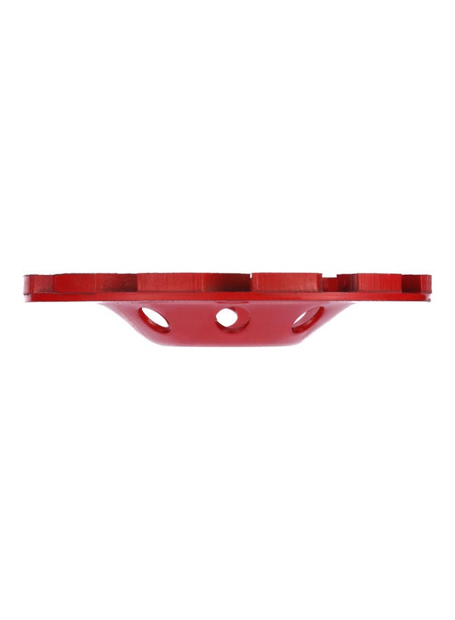 16mm Aperture Diamond Segment Grinding Wheel Disc Red 11.00 X 2.00 X 10.00cm  - Image 5