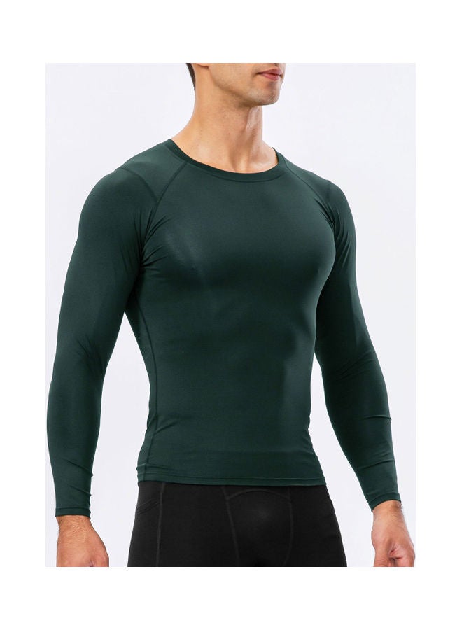 Generic Men Long Sleeve Sport T-Shirt S  - Image 5
