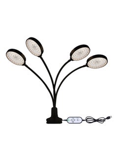 4 Heads LED Grow  Full Spectrum  Light 4/8/12H Timer Black 11.22 x3.93inch - v1630332923/N50559814A_1