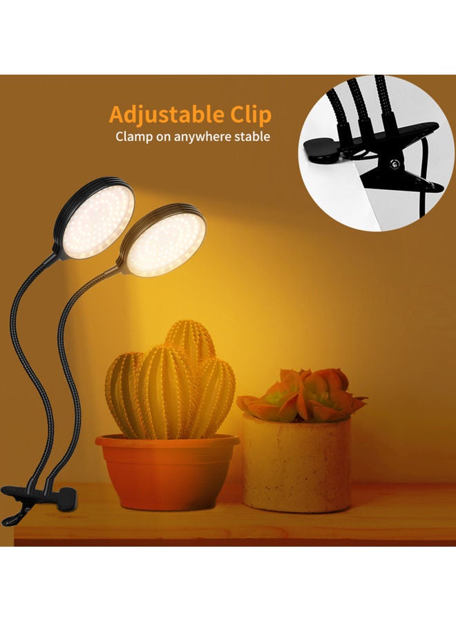 Generic 4 Heads LED Grow  Full Spectrum  Light 4/8/12H Timer Black 11.22 x3.93inch  - Image 2