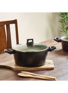 Wilson 2-Piece Feast Avocado Casserole With Lid Soft Grip Handle Avocado 28cm  - Image 2