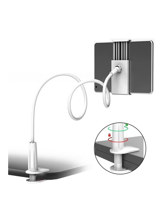 360 degree rotating mobile phone tablet universal chuck lazy holder Black  - Image 4