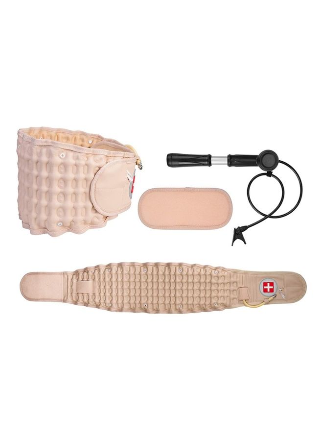 Generic Back Decompression Belt Lumbar Support Massage Air Traction Belt With Extended Pad, Fits 26-43 Inches Waist  - Image 2
