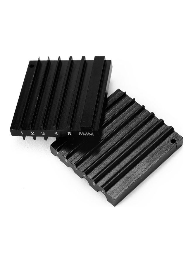 R Slot/Notch Leather Polishing and Repairing Tools Black 6.50 X 3.00 X 5.00cm - Image 3