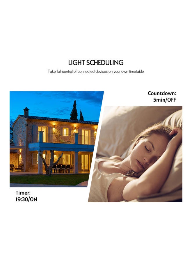 Generic - 95-250V Wi-Fi Smart Wall Outlet with 3 Gang Touch Light Switch Smart Life Black 15.20 x 4.50 x 9.20cm - Image 1