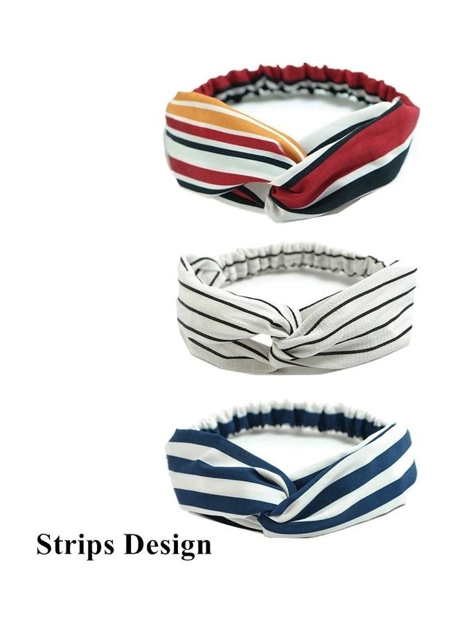MissTiara 10-Piece Twisted Headbands 18x26cm - Image 3