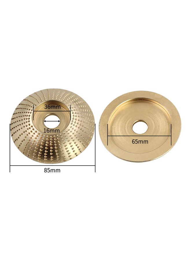 Woodworking  Sanding Carving Grinding Wheel, Arc Gold 15.00 X 8.00 X 10.00cm  - Image 2