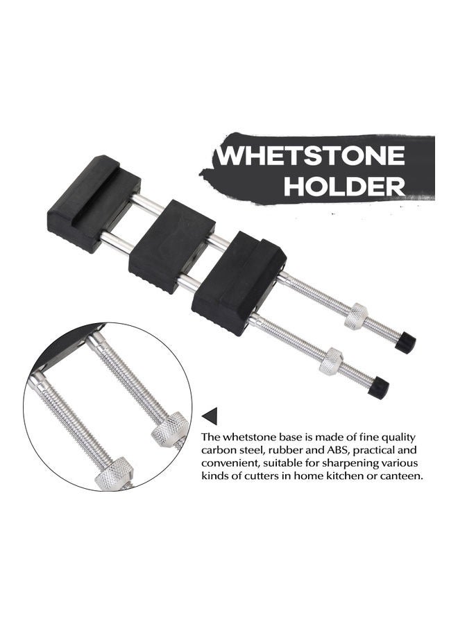 Adjustable Non-Slip Sharpening Stone Holder Black 29.50 X 3.50 X 7.80cm - Image 5